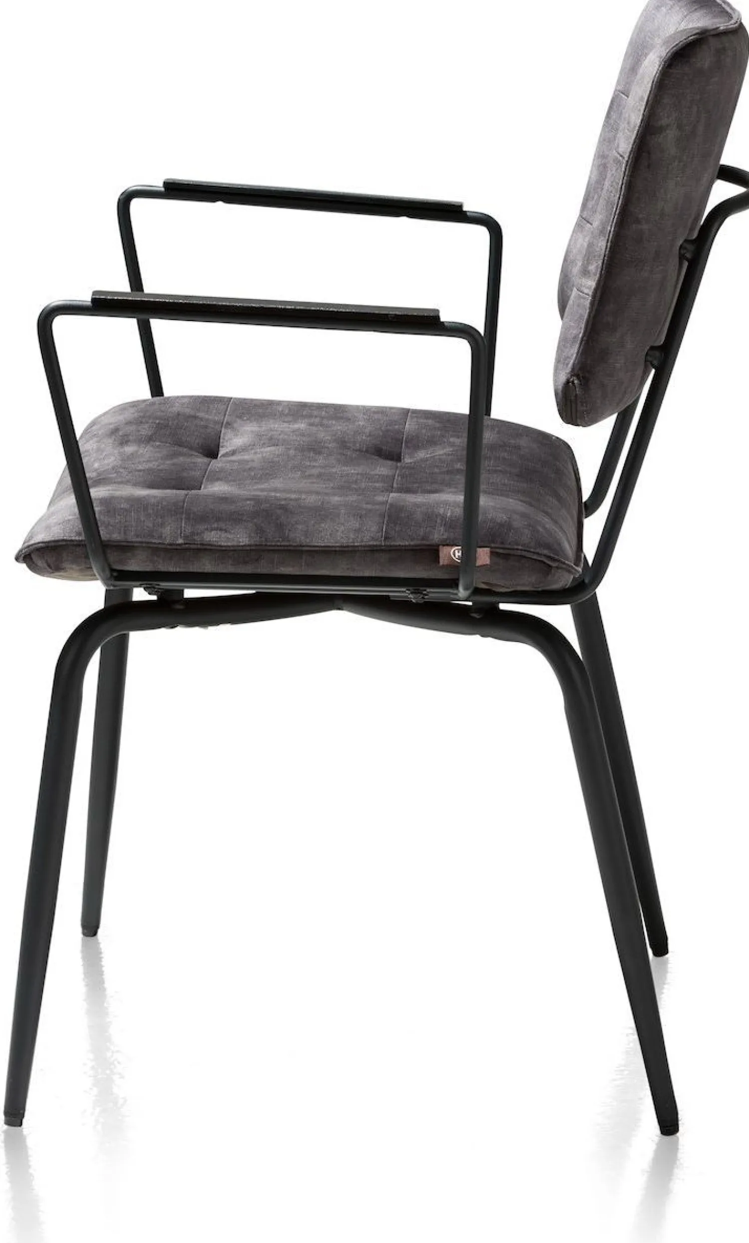 Eetkamerstoelen Met Armleuning-Henders en Hazel Manou Armstoel antraciet