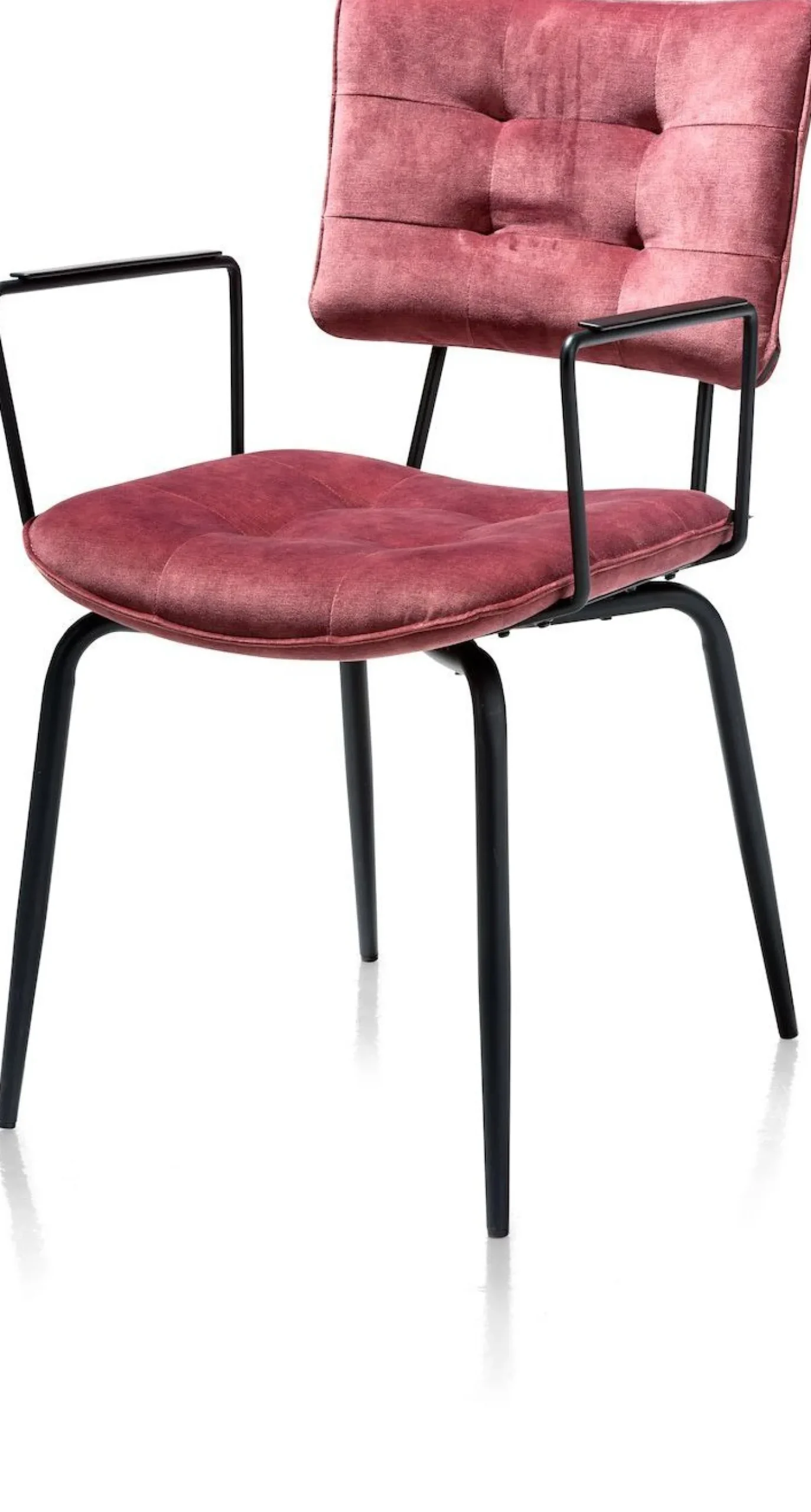 Eetkamerstoelen Met Armleuning-Henders en Hazel Manou Armstoel Burgundy Red