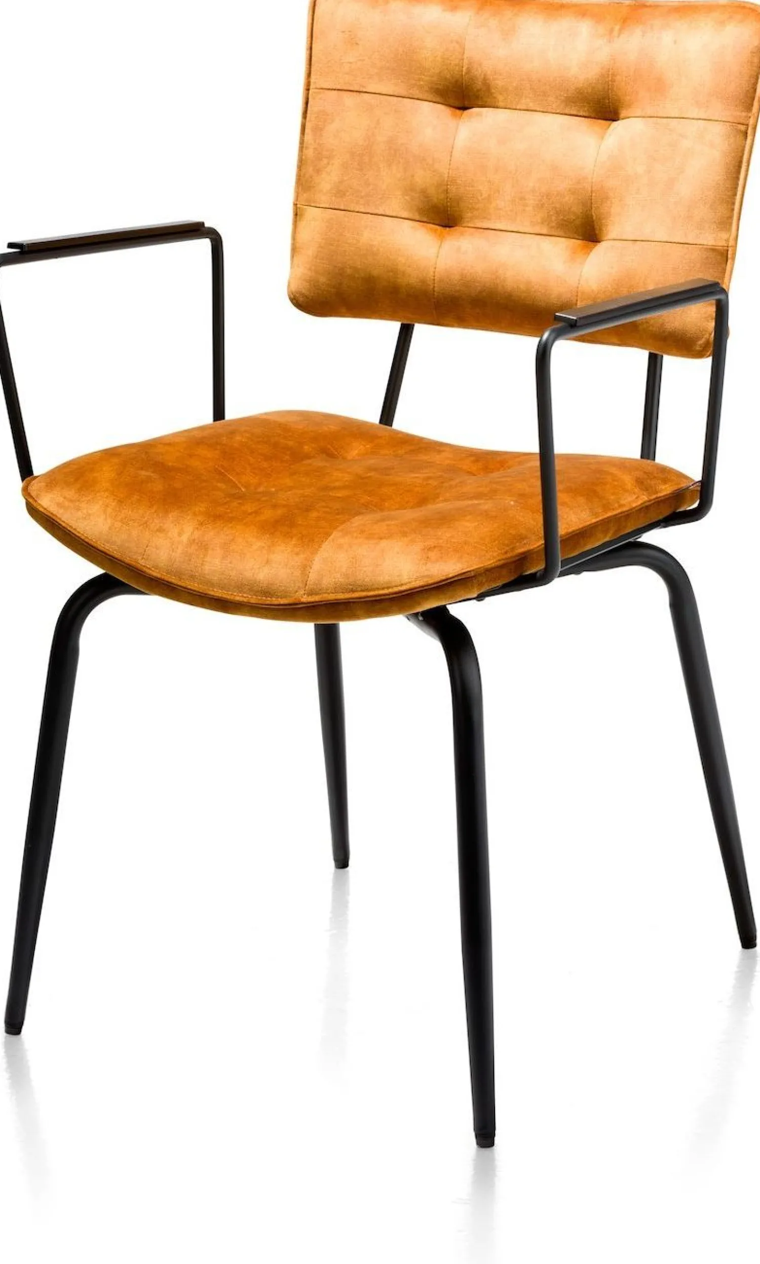 Eetkamerstoelen Met Armleuning-Henders en Hazel Manou Armstoel Okergeel