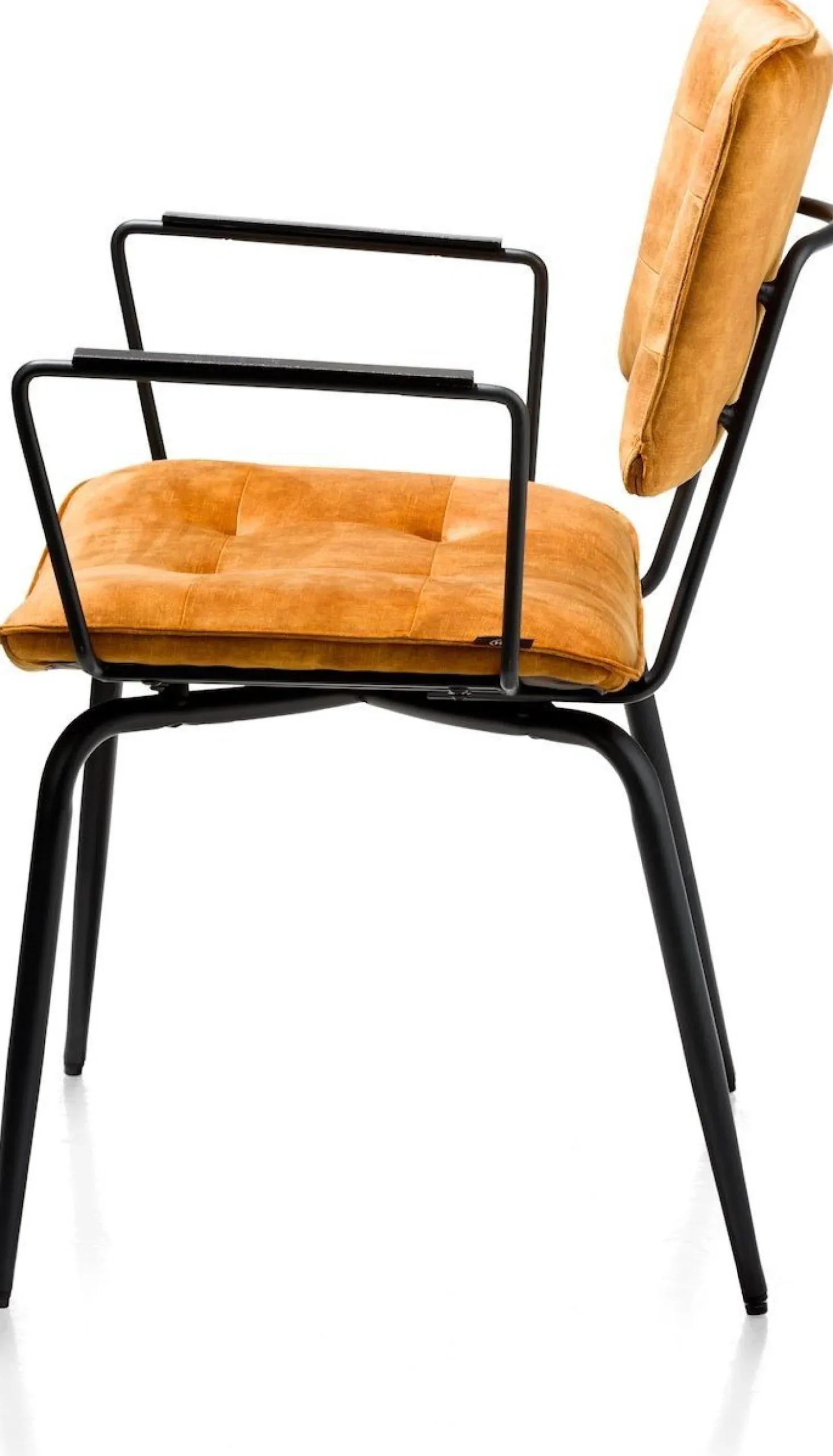 Eetkamerstoelen Met Armleuning-Henders en Hazel Manou Armstoel Okergeel