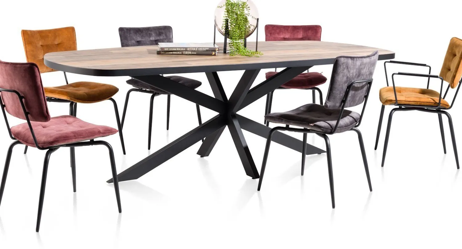 Eetkamerstoelen Met Armleuning-Henders en Hazel Manou Armstoel Okergeel
