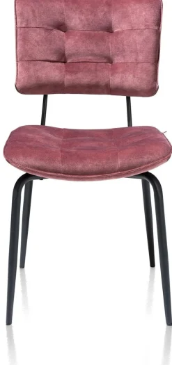 Eetkamerstoelen Zonder Armleuning-Henders en Hazel Manou Eetkamerstoel Burgundy Red