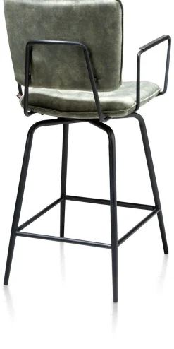 Barkrukken Met Armleuning-Henders en Hazel Manou met arm Barkruk Olijf