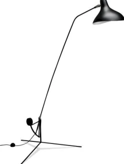 Design Vloerlampen|Vloerlampen-Eijerkamp Collectie Mantis Vloerlamp Zwart