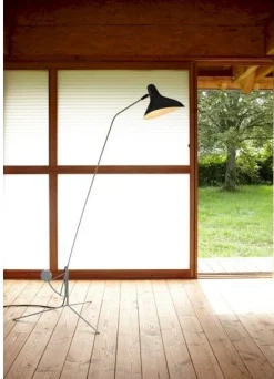 Design Vloerlampen|Vloerlampen-Eijerkamp Collectie Mantis Vloerlamp Zwart