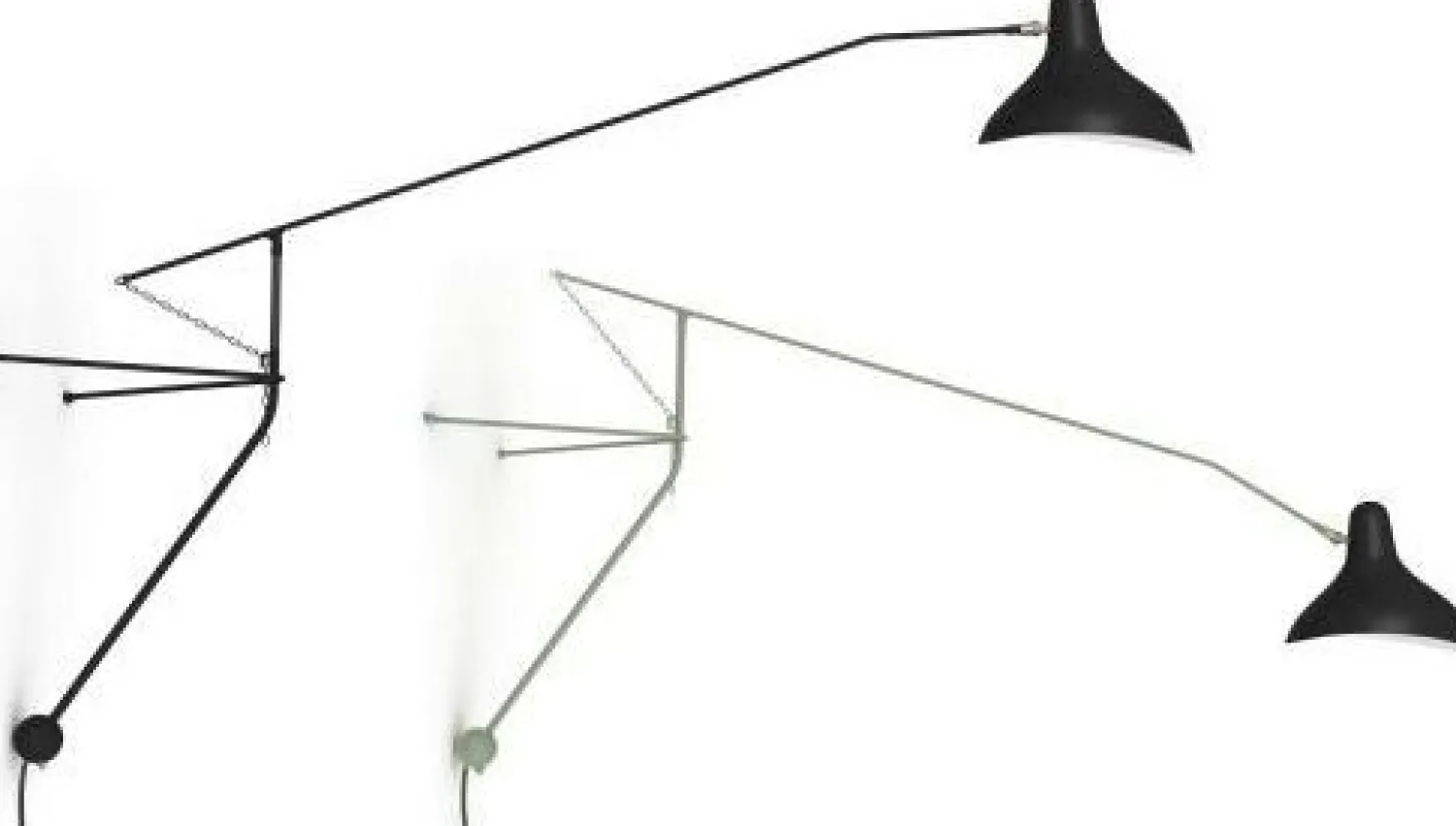 Design Wandlampen|Wandlampen-Eijerkamp Collectie Mantis Wandlamp Zwart