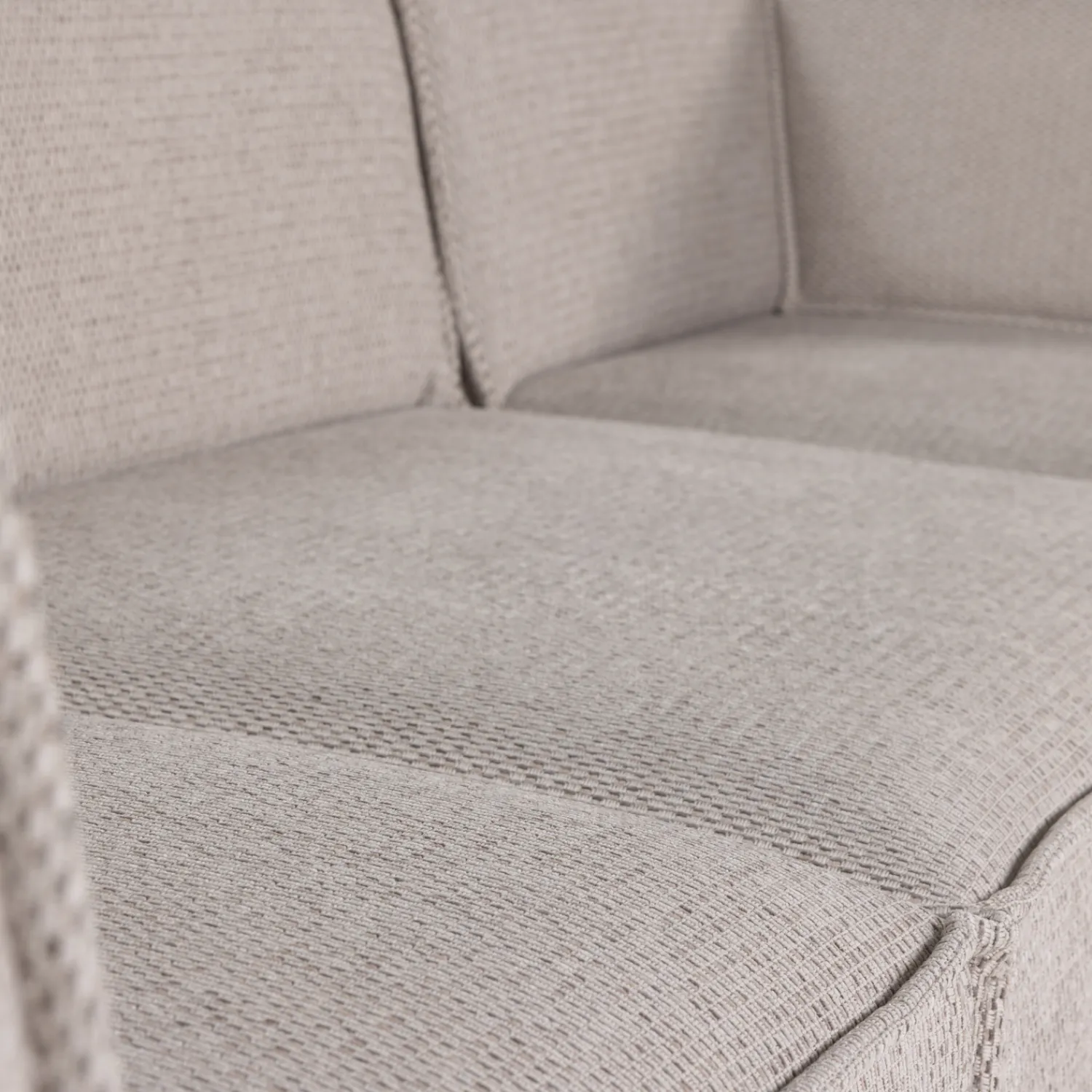 Hoekbanken-WOOOD Manu Grove Chenille Hoekbank Naturel