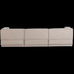 Hoekbanken-WOOOD Manu Grove Chenille Hoekbank Naturel