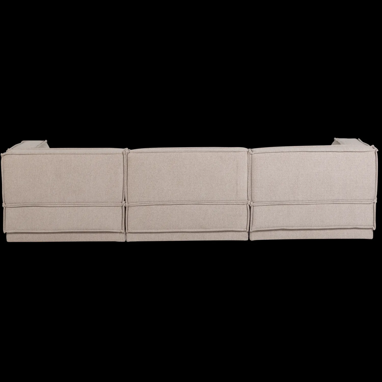 Hoekbanken-WOOOD Manu Grove Chenille Hoekbank Naturel