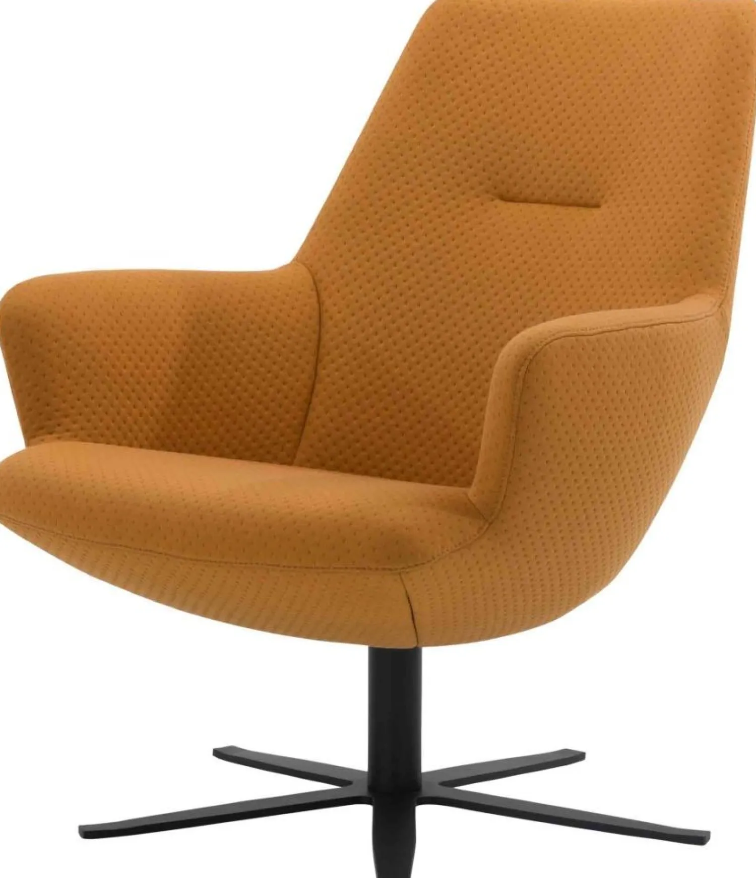 Design Fauteuils|Draaifauteuils-Bert Plantagie Maple Fauteuil Oranje