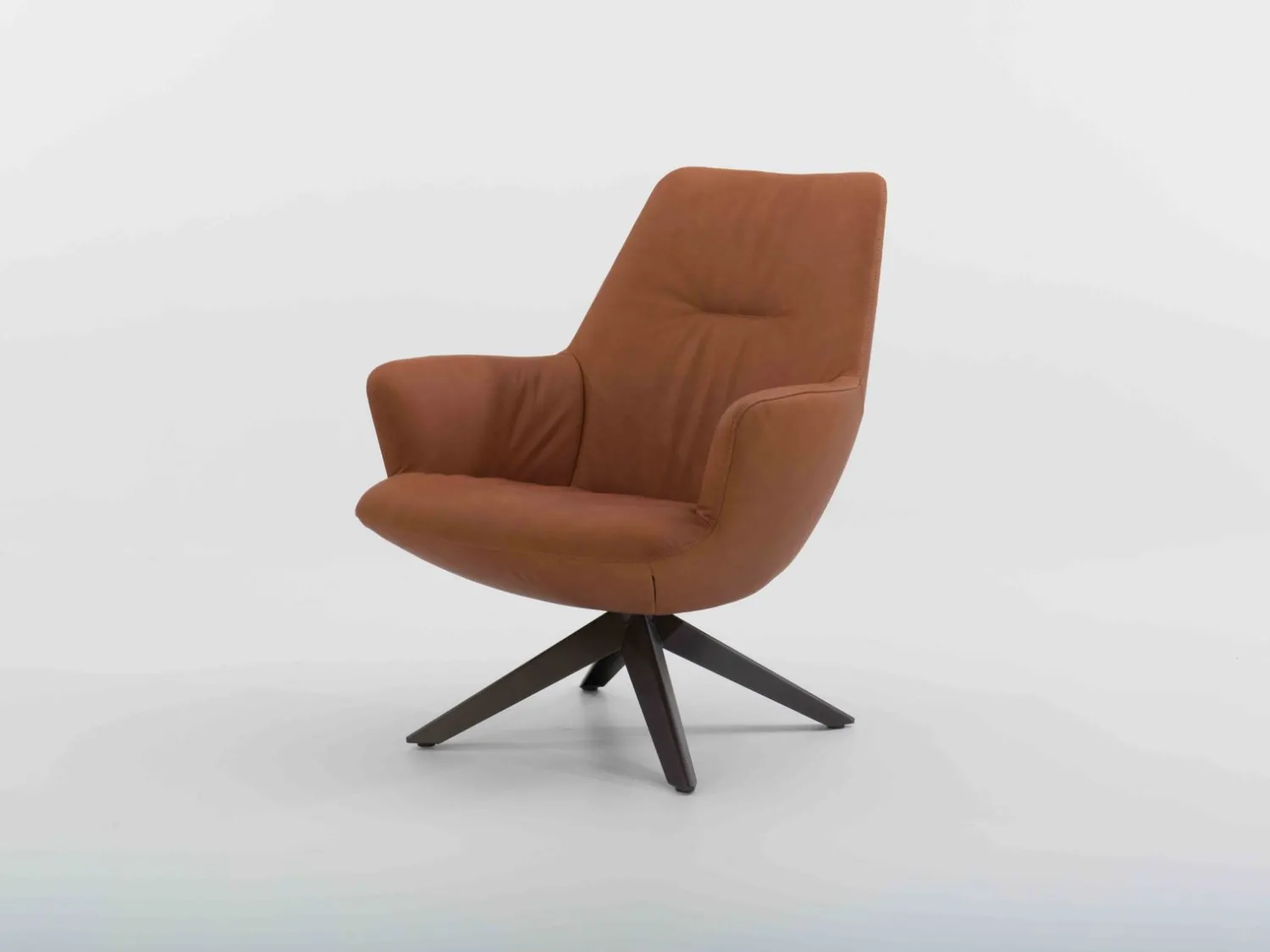 Design Fauteuils|Draaifauteuils-Bert Plantagie Maple Fauteuil Oranje