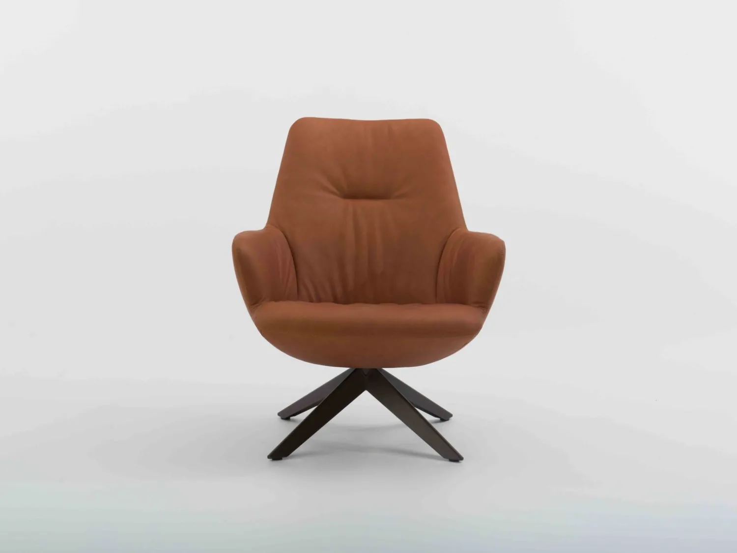 Design Fauteuils|Draaifauteuils-Bert Plantagie Maple Fauteuil Oranje