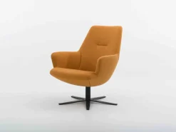 Design Fauteuils|Draaifauteuils-Bert Plantagie Maple Fauteuil Oranje