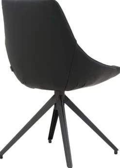Design Stoelen|Draaibare Eetkamerstoelen-Bert Plantagie Maple Statief Eetkamerstoel Blauw