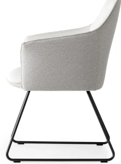 Design Stoelen|Eetkamerstoelen Met Armleuning-Leolux Mara Eetkamerstoel Blauw
