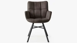 Eetkamerstoelen Met Armleuning-Feelings Wonen Marcon Eetkamerstoel Antraciet
