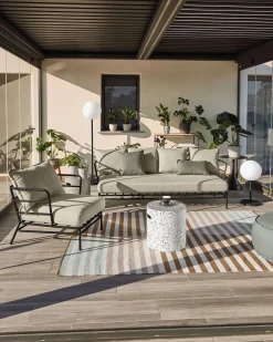 Tuinbanken-Kave Home Mareluz Tuinbank Zwart