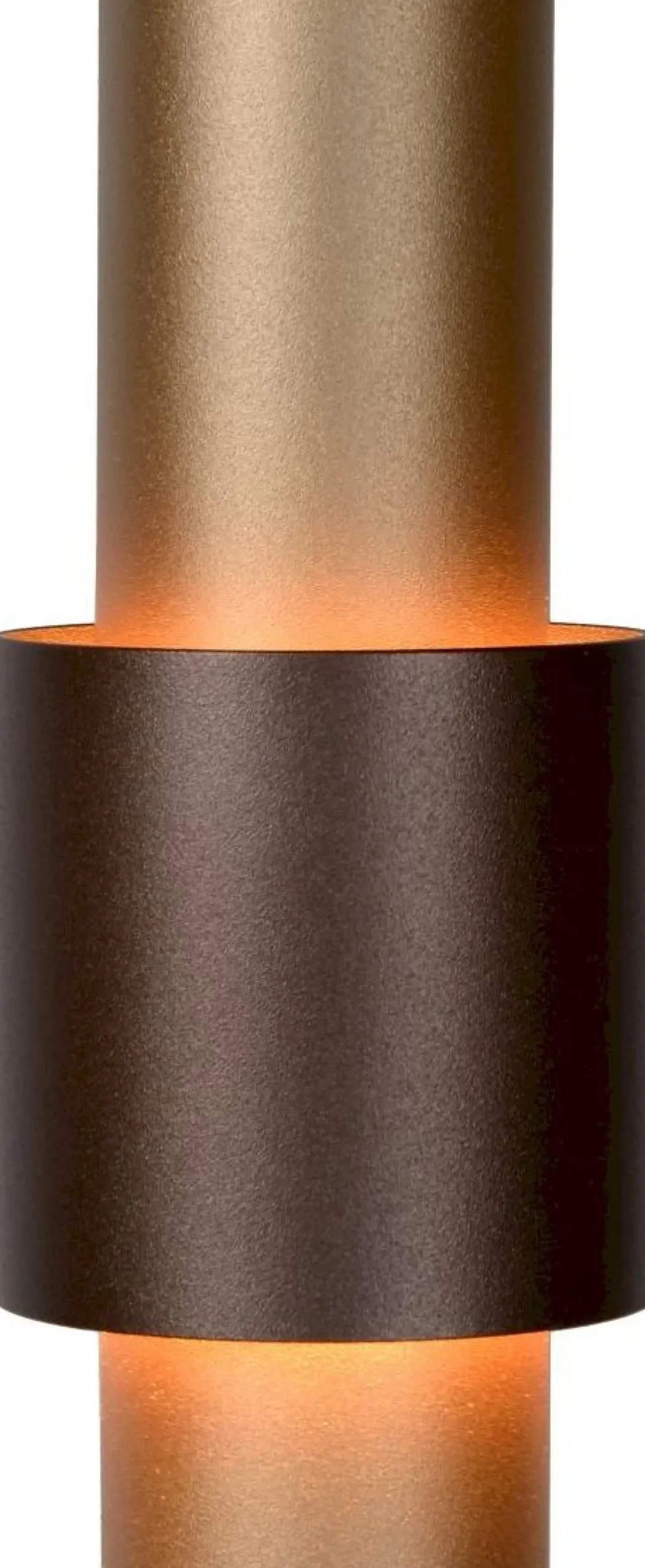 Hanglampen|Hanglampen-Lucide Margary Koffie Hanglamp Koffie, Goud