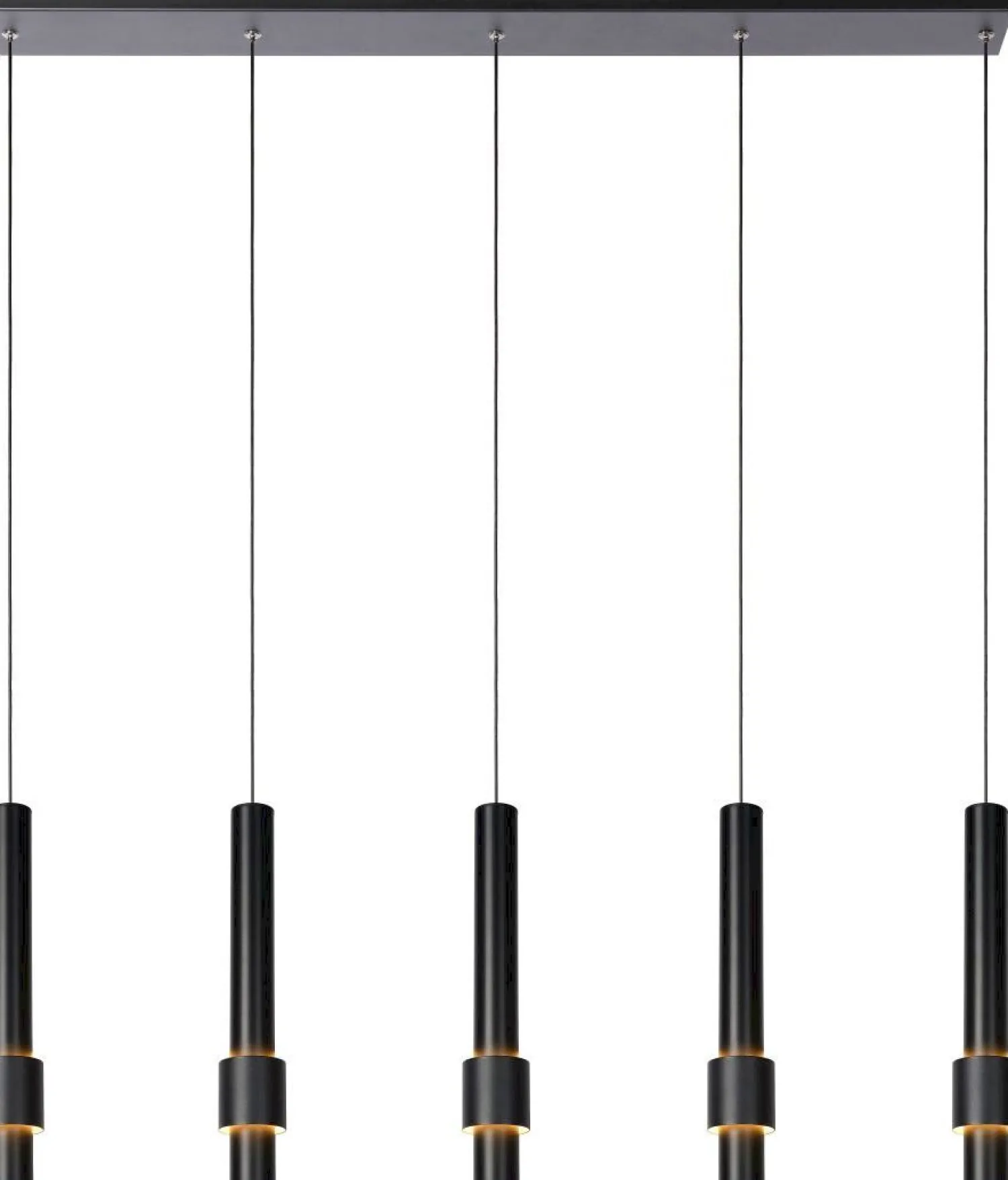 Moderne Hanglampen|Moderne Hanglampen-Lucide Margary Hanglamp Zwart