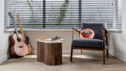 Houten Salontafels|Organische Salontafels-Eleonora Mari Salontafel Beige, Bruin