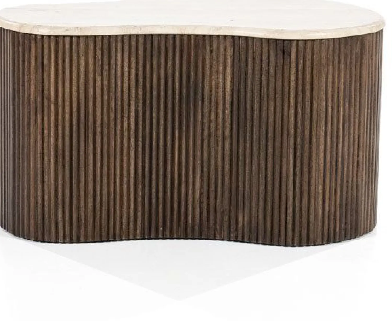 Houten Salontafels|Organische Salontafels-Eleonora Mari Salontafel Beige, Bruin