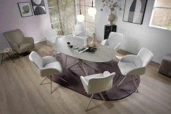 Organische Eettafels-Bert Plantagie Maro Eettafel Naturel
