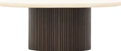 Ronde Salontafels-DTP Home Maroon Salontafel Naturel
