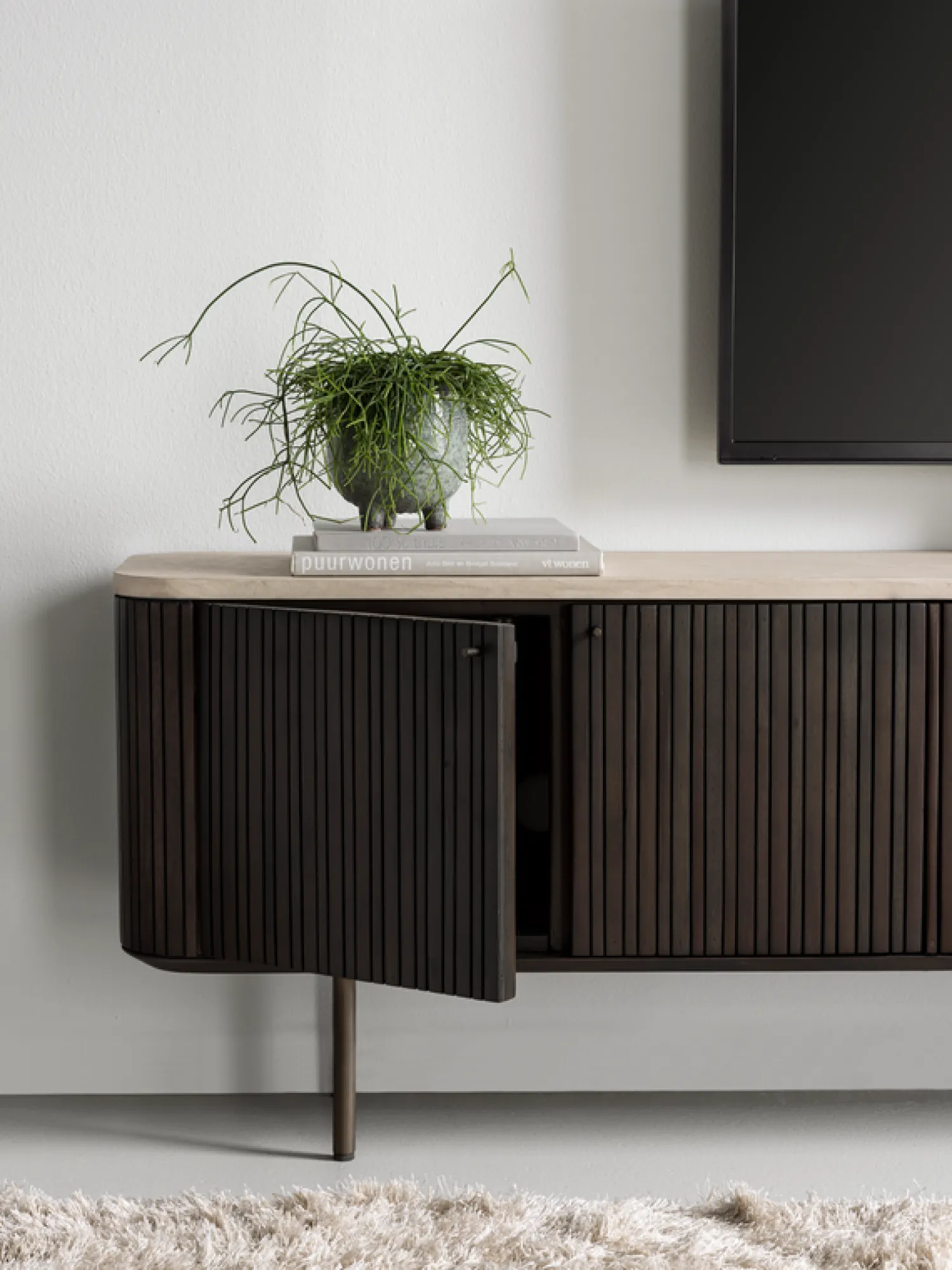 Tv-Meubels-DTP Home Maroon Tv-meubel Bruin