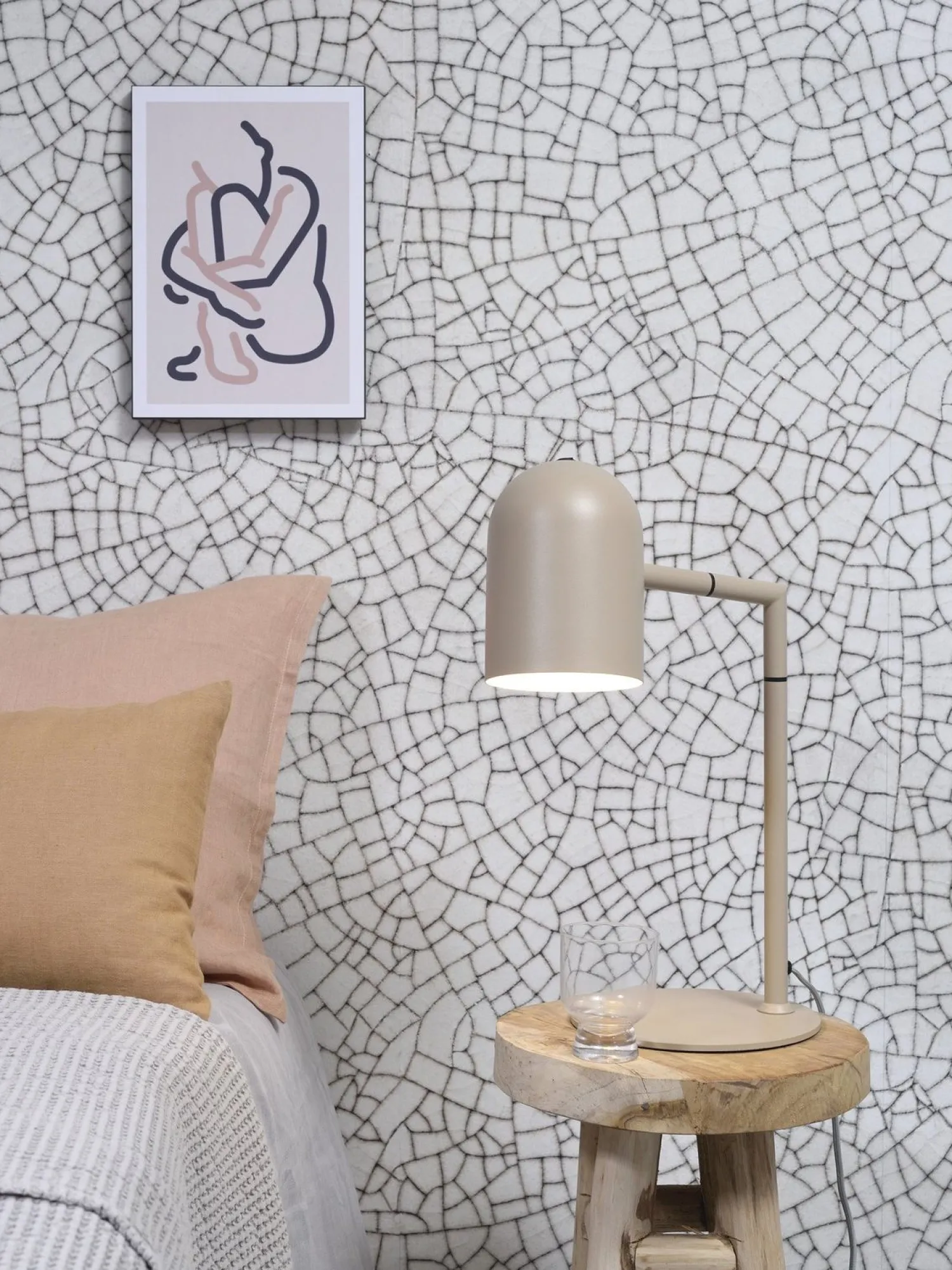 Moderne Tafellampen|Tafellampen-It's about RoMi Marseille Tafellamp Zand