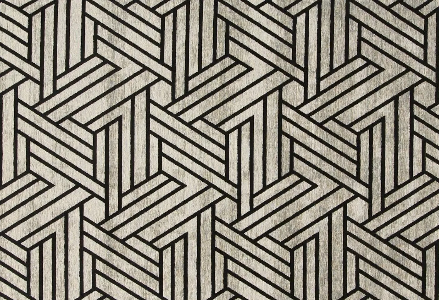 Vloerkleden|Rechthoekige Vloerkleden-Trendhopper Mary Vloerkleed Wit, Zwart
