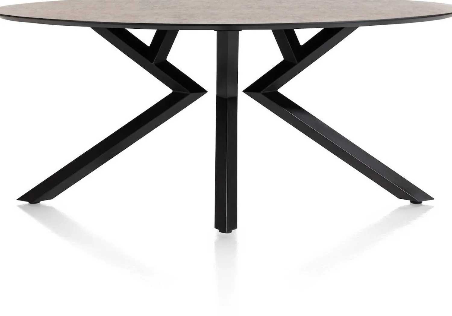 Ovale Eettafels-XOOON Masura Ellips Eettafel Roest