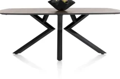 Houten Eettafels|Ovale Eettafels-XOOON Masura Eettafel Roest