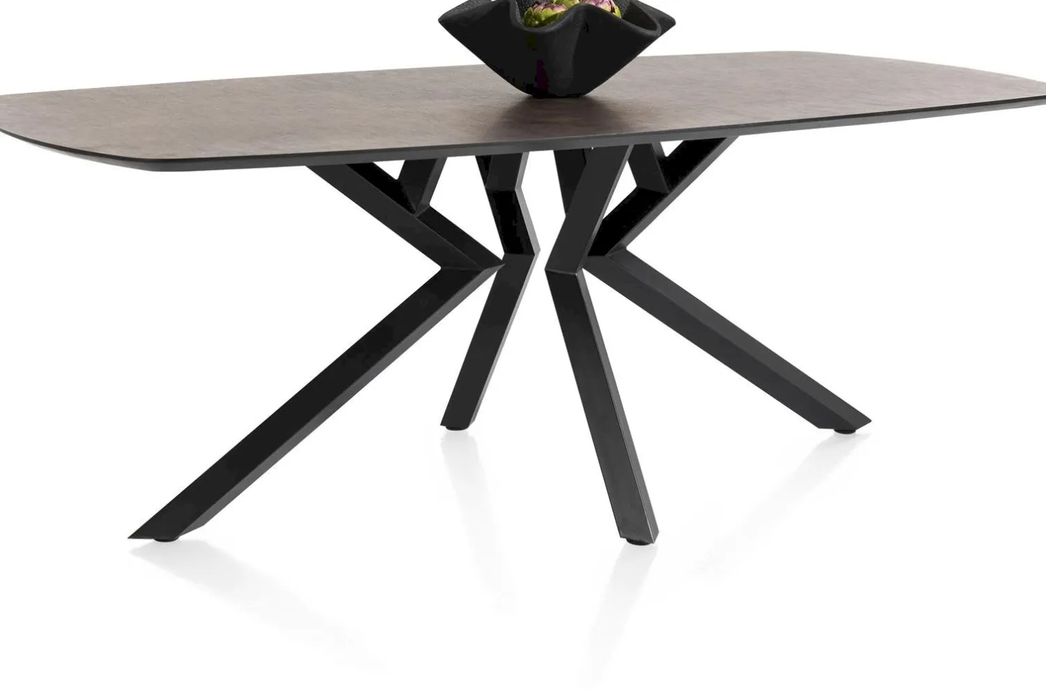 Houten Eettafels|Ovale Eettafels-XOOON Masura Eettafel Roest