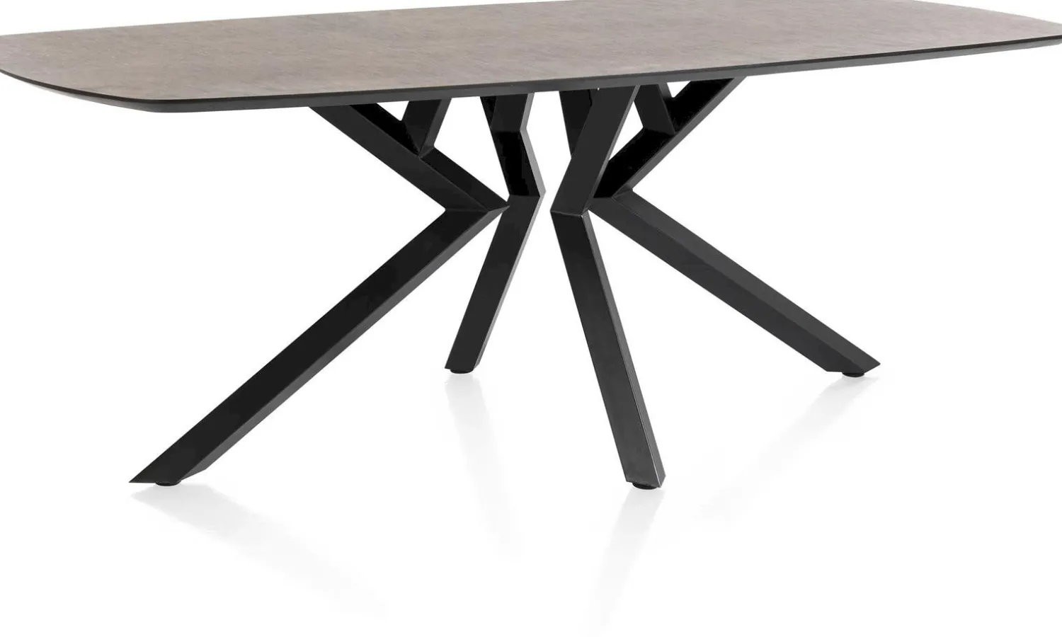 Houten Eettafels|Ovale Eettafels-XOOON Masura Eettafel Roest