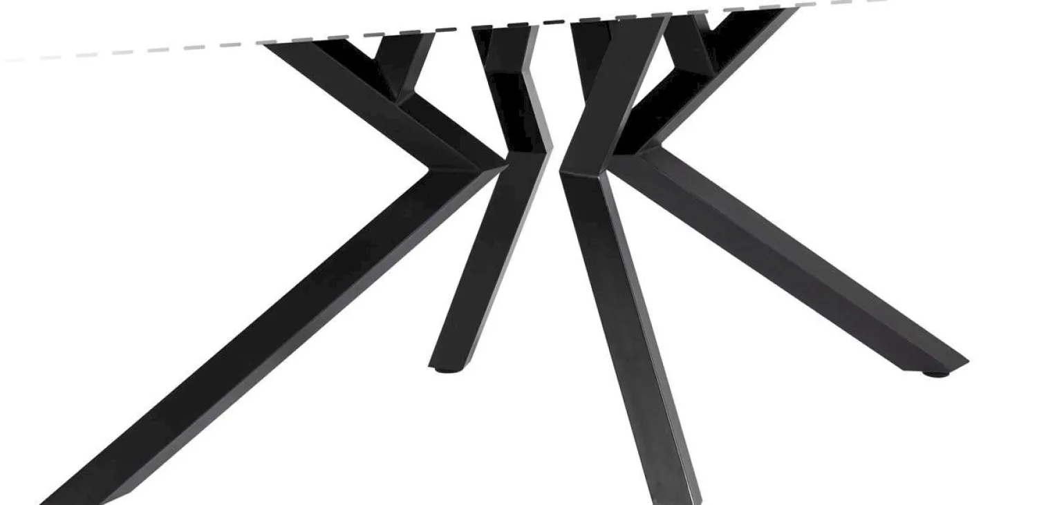 Houten Eettafels|Ovale Eettafels-XOOON Masura Eettafel Roest