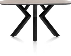 Houten Eettafels|Ovale Eettafels-XOOON Masura Eettafel Roest