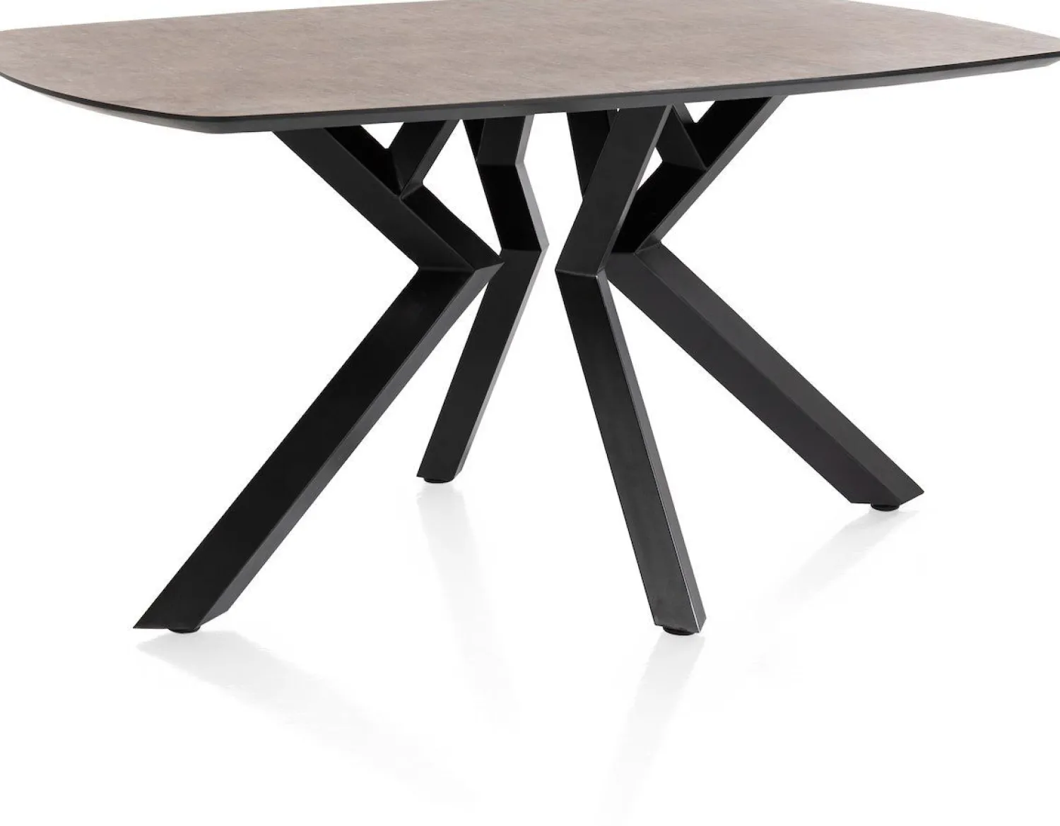 Houten Eettafels|Ovale Eettafels-XOOON Masura Eettafel Roest