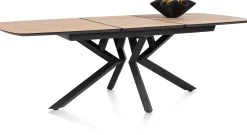 Houten Eettafels|Uitschuifbare Eettafels-XOOON Masura Uitschuifbaar Eettafel Eiken