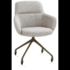 Eetkamerstoelen Met Armleuning-Henders en Hazel Mateo Armstoel Kiezel