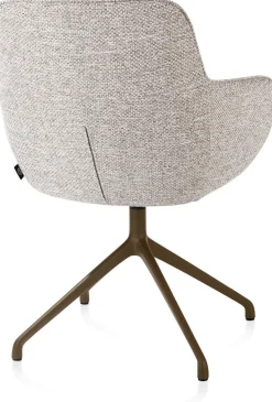 Eetkamerstoelen Met Armleuning-Henders en Hazel Mateo Armstoel Kiezel