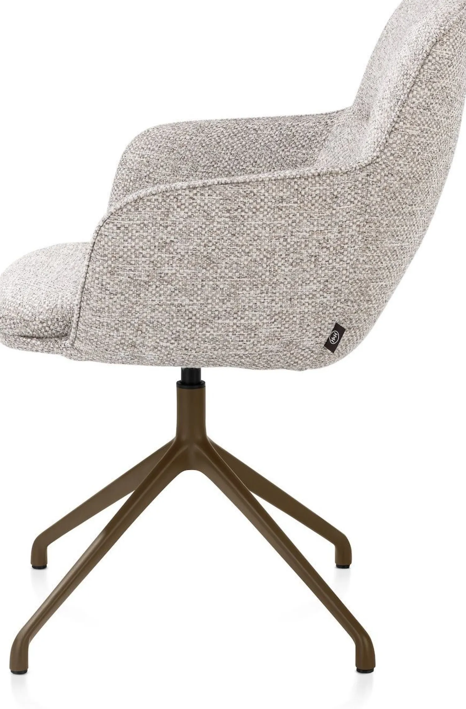 Eetkamerstoelen Met Armleuning-Henders en Hazel Mateo Armstoel Kiezel