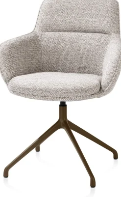 Eetkamerstoelen Met Armleuning-Henders en Hazel Mateo Armstoel Kiezel