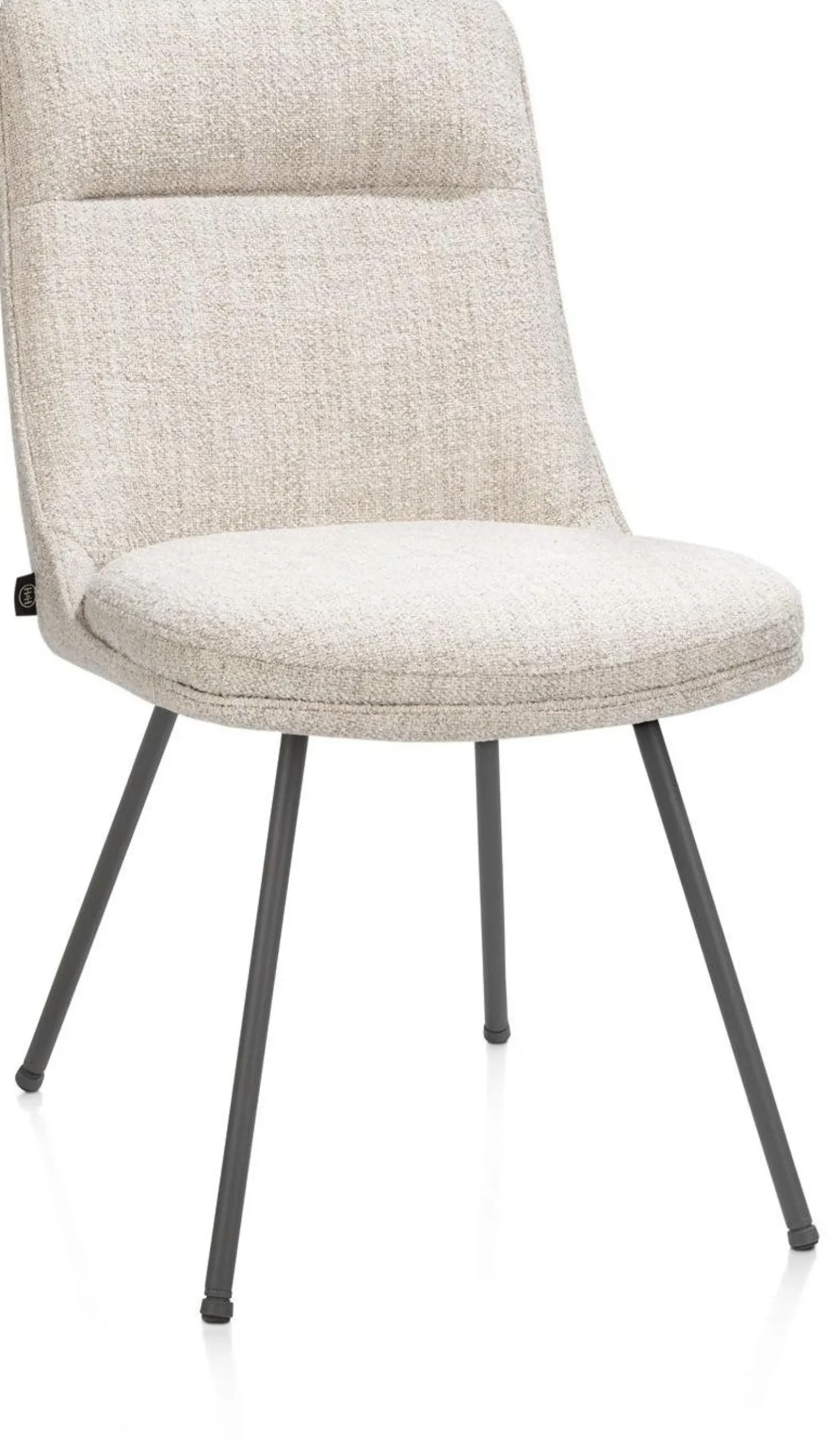 Eetkamerstoelen Zonder Armleuning-Henders en Hazel Mateo Eetkamerstoel Creme