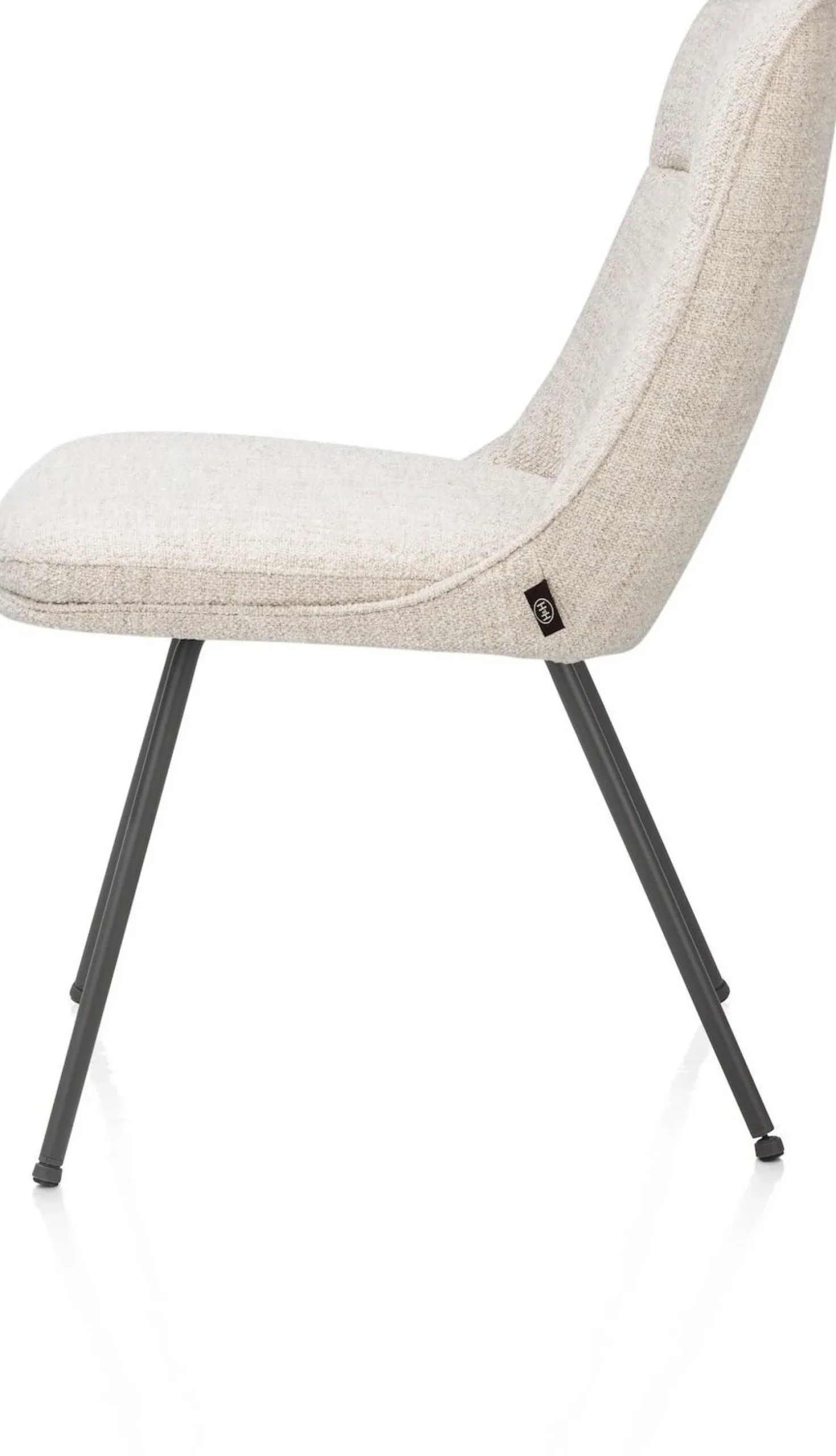 Eetkamerstoelen Zonder Armleuning-Henders en Hazel Mateo Eetkamerstoel Creme