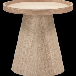 Ronde Bijzettafels-WOOOD Maud Bijzettafel Naturel