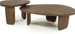 Houten Salontafels-Eleonora Maud Salontafel Lichtbruin