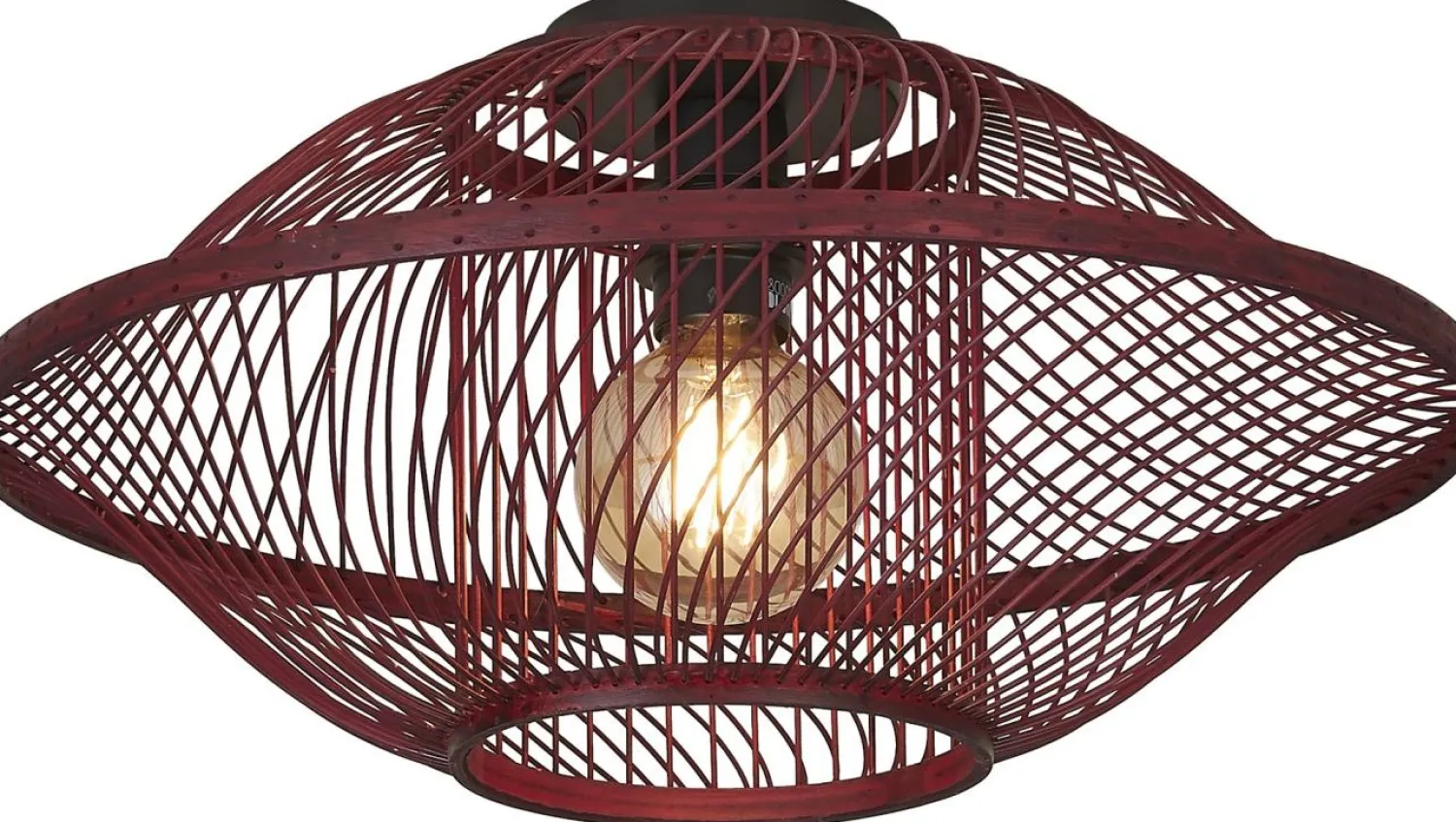Plafondlampen|Plafondlampen-Good&Mojo Maui Plafondlamp Burgundy