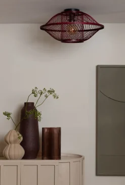 Plafondlampen|Plafondlampen-Good&Mojo Maui Plafondlamp Burgundy