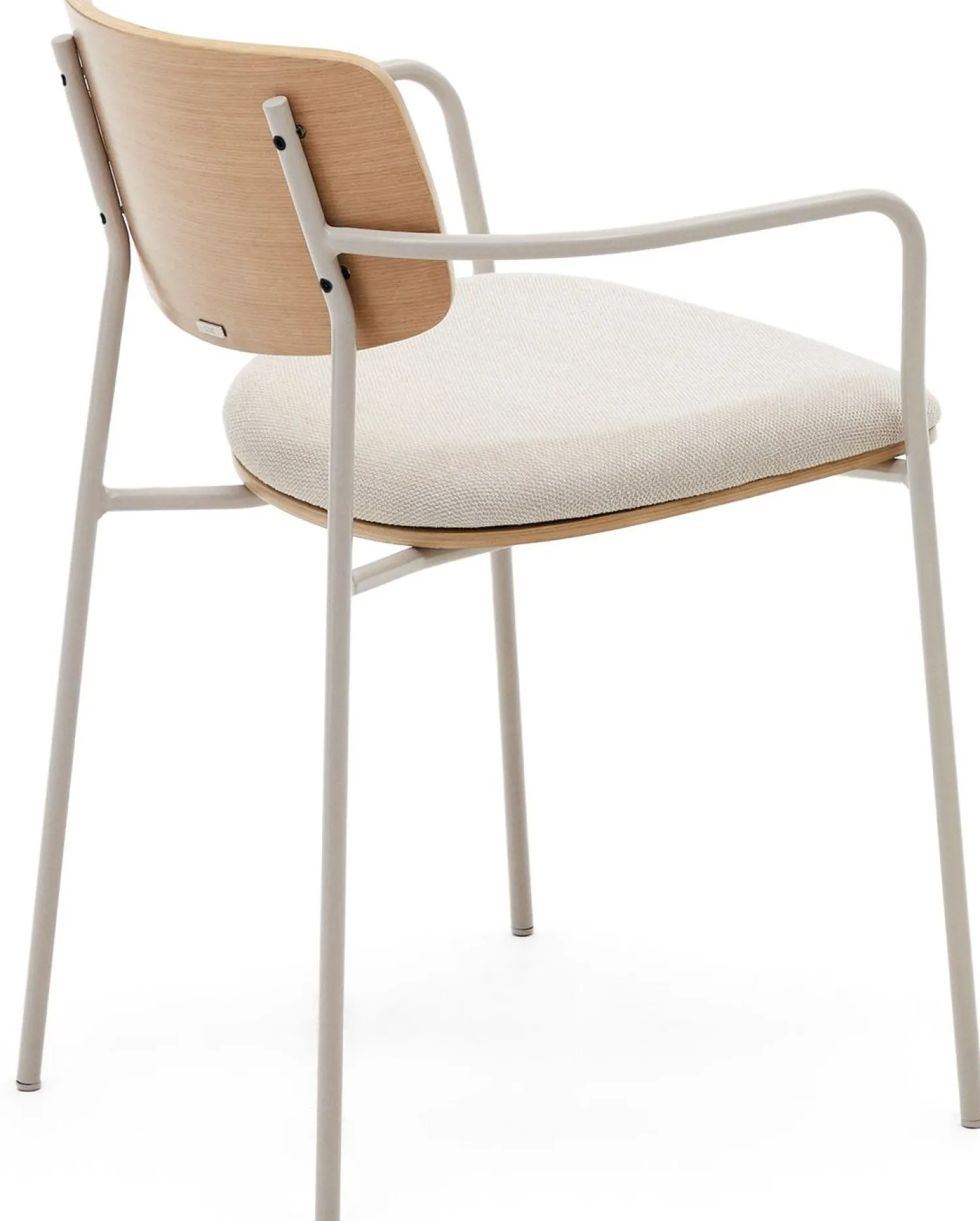 Eetkamerstoelen Met Armleuning-Kave Home Maureen Eetkamerstoel Beige, Naturel