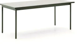 Tuintafels-Kave Home Maurina Ecru Tuintafel Donkergroen, Ecru